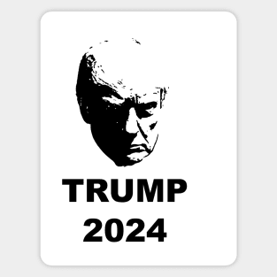 Trump 2024 Silhouette Magnet